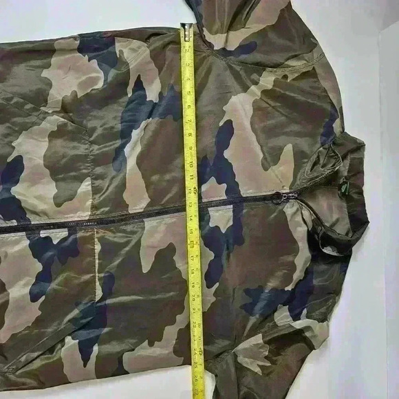 WILD FABLE Green Camouflage Windbreaker Jacket Pockets Size XL - Picture 3 of 6